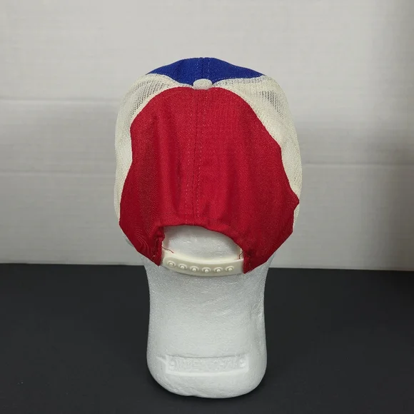 Vintage Mickey Mouse Disney Snapback Hat Cap Blue Red - Picture 3 of 7